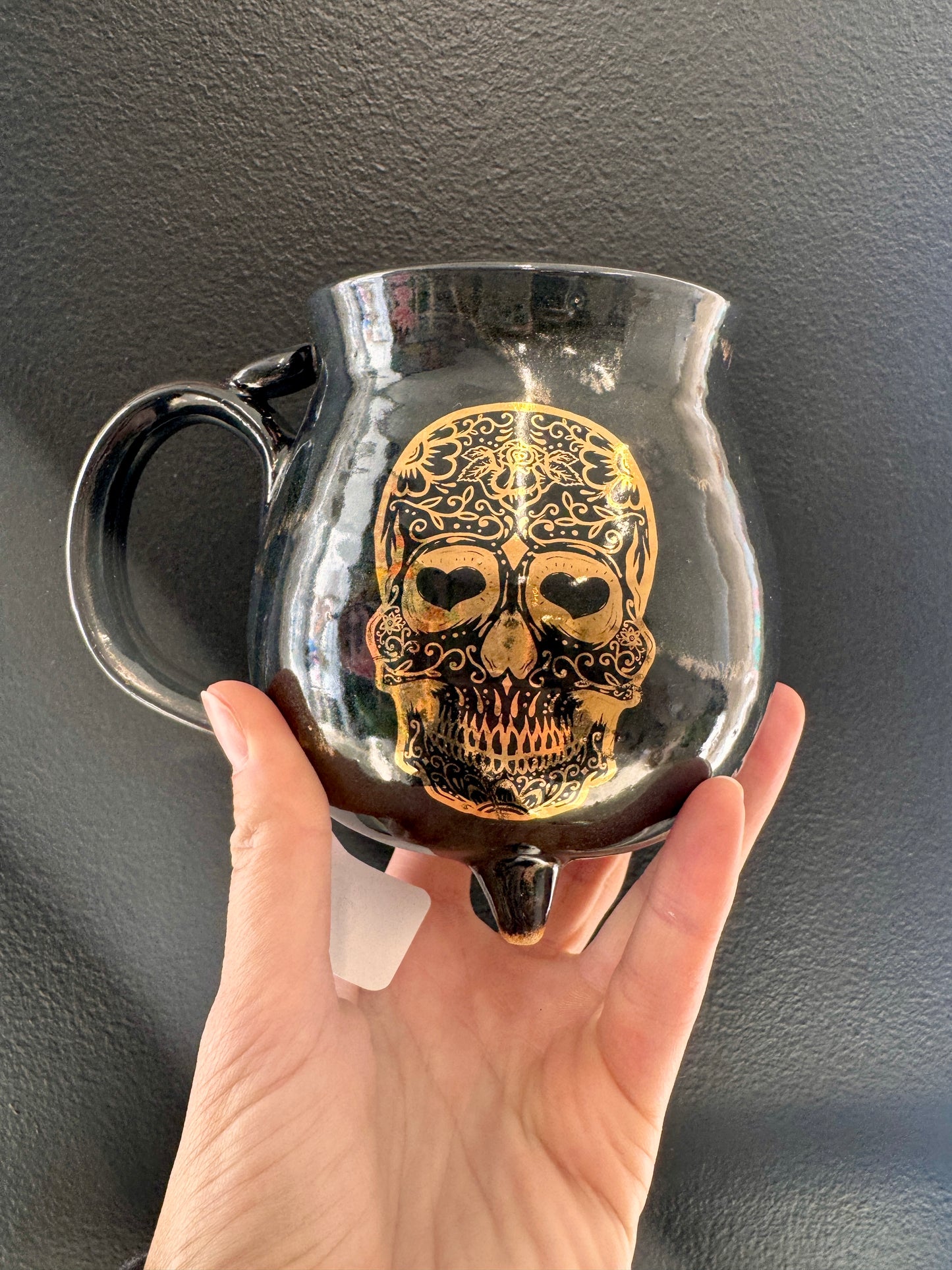 Sugar Skull Caulron Mug