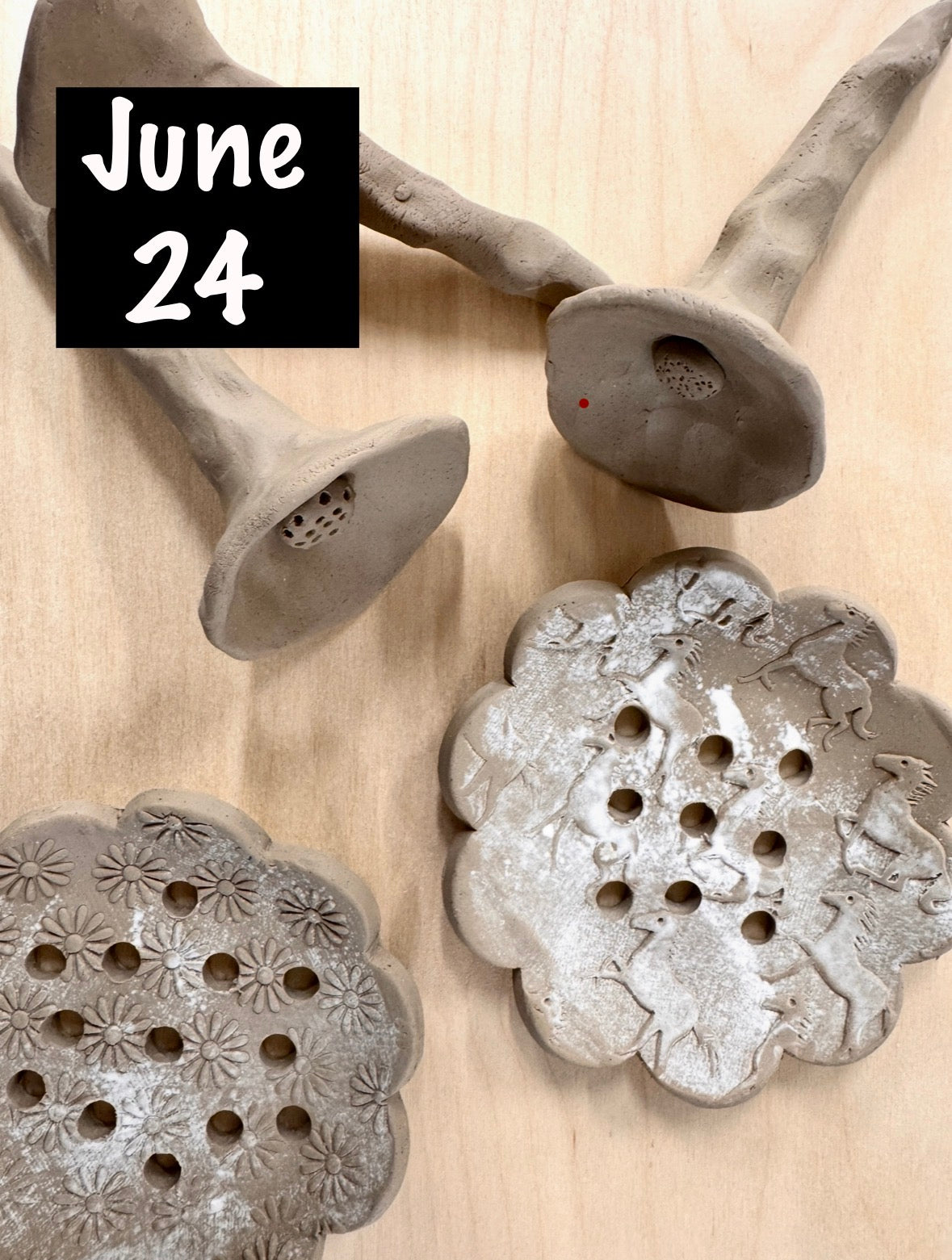 Bee Cups & Flower Frogs Workshop- Wednesday, June 24- 5:30-7